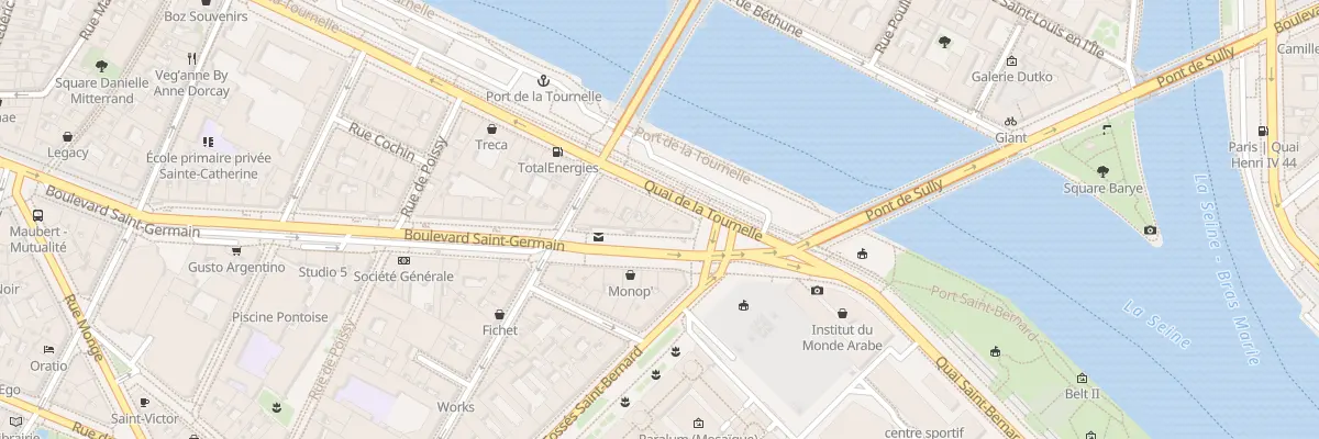 Plan du 4 Bd Saint-Germain à Paris 5e Arrondissement