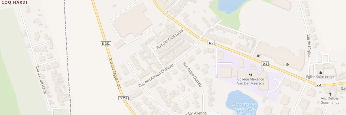 Plan du 15 Rue de l’Ancien Chateau à Cappelle-la-Grande