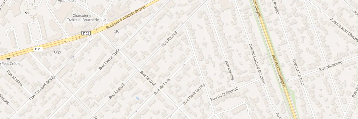 Plan du 117 Rue de Paris à Savigny-sur-Orge