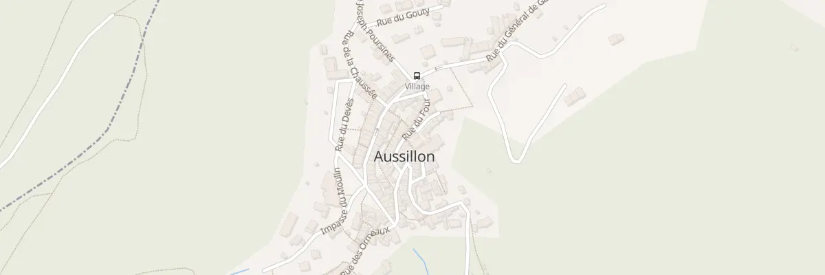 Plan du 19 Rue du Four à Aussillon