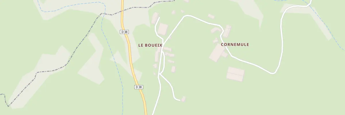 Plan du 6 Le Boueix à Lupersat