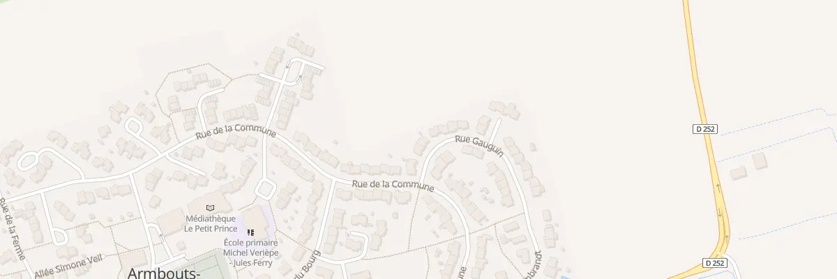Plan du 6 Rue Gauguin à Armbouts-Cappel