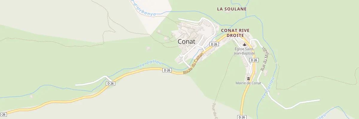 Plan du 42 Le Village à Conat