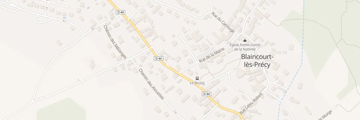 Plan du 2 Res le Village à Blaincourt-lès-Précy