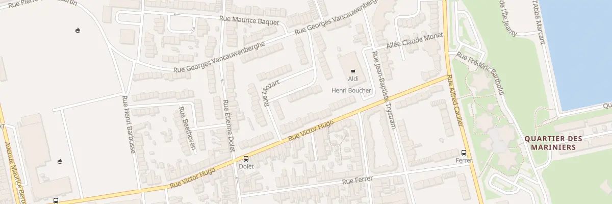 Plan du 16 Rue Mozart Saint Pol à Dunkerque