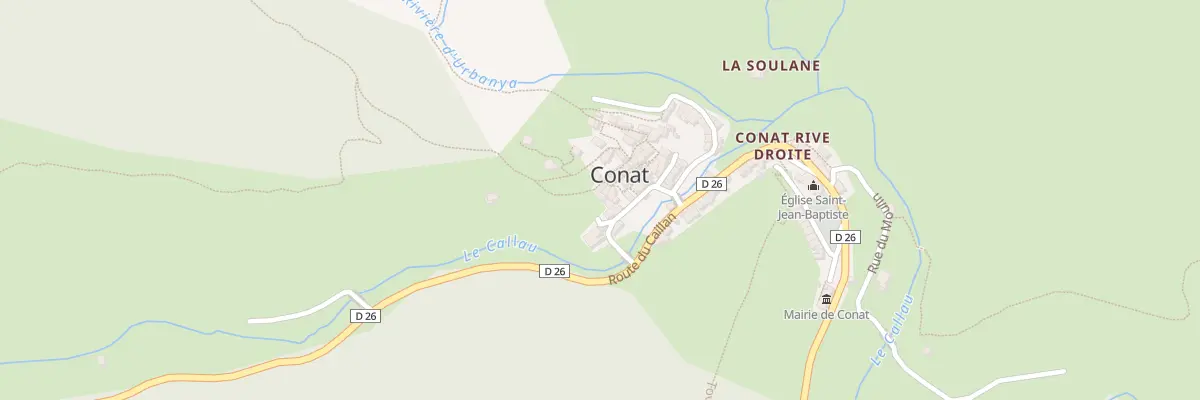 Plan du 45 Le Village à Conat