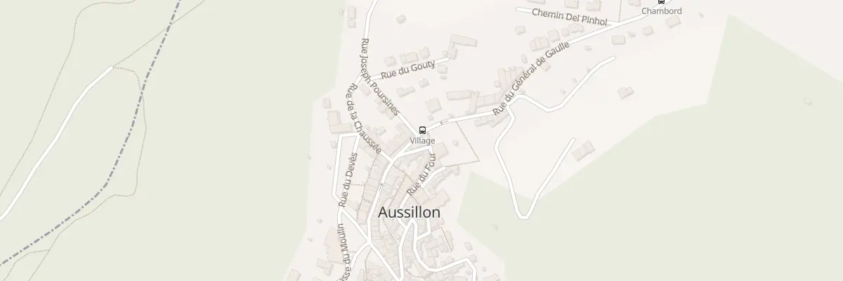 Plan du 289 Rue du Gal de Gaulle à Aussillon