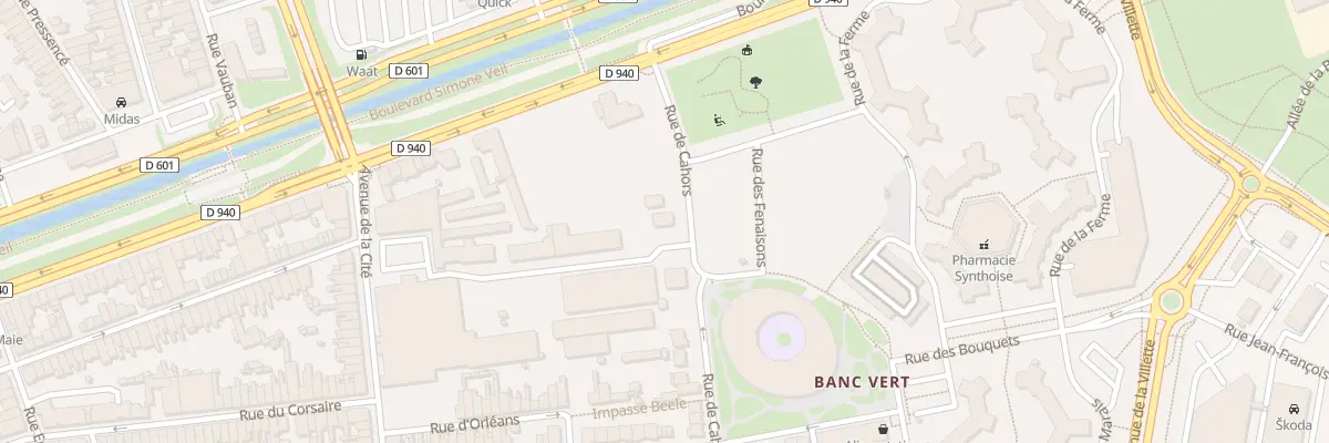 Plan du 4 Rue de Cahors à Dunkerque