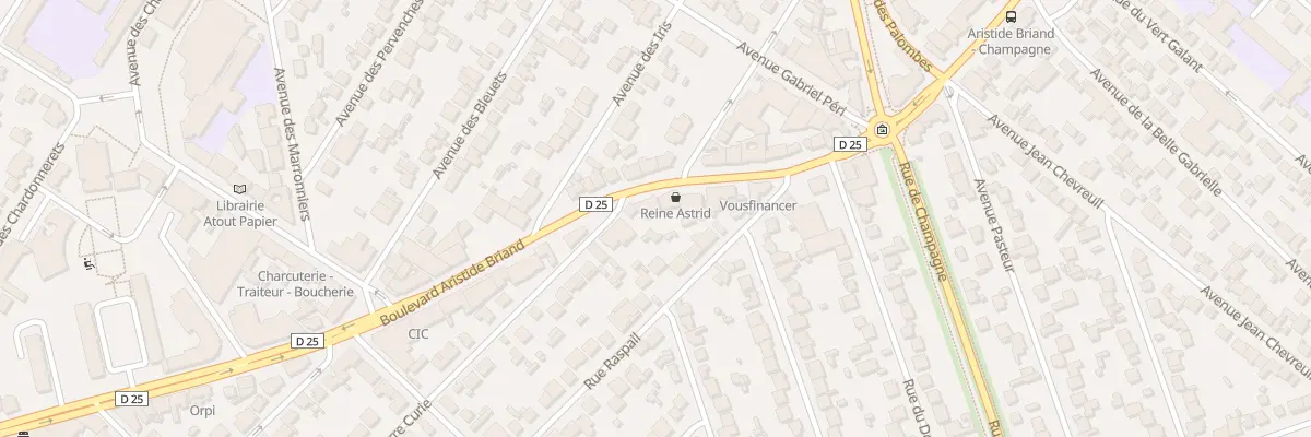 Plan du 90 Bd Aristide Briand à Savigny-sur-Orge