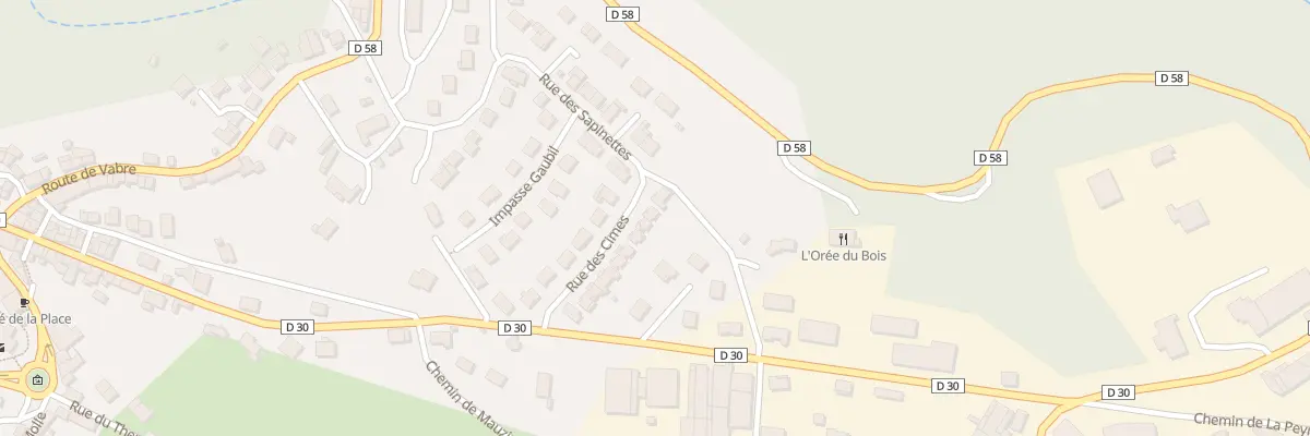 Plan du 3 Rue des Cimes à Lacrouzette