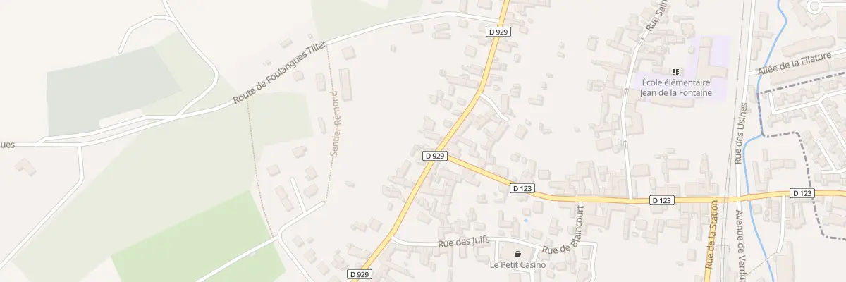 Plan du 20 Rue du Colombier à Cires-lès-Mello