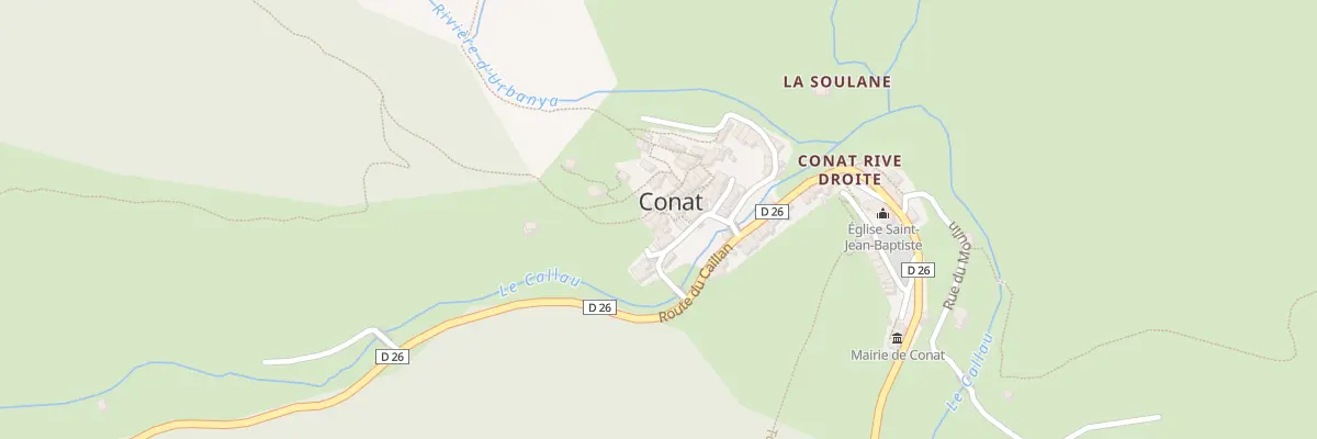 Plan du 71 Le Village à Conat