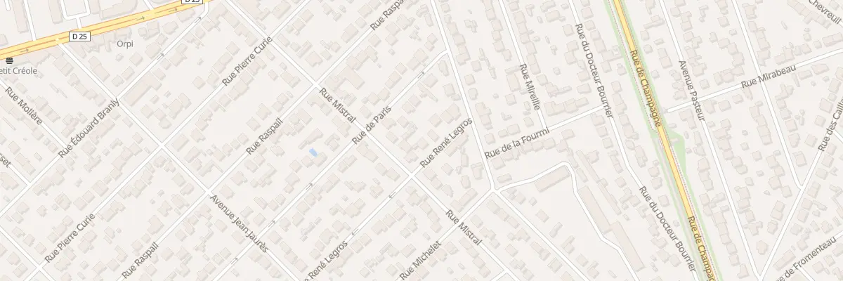 Plan du 121 Rue Rene Legros à Savigny-sur-Orge