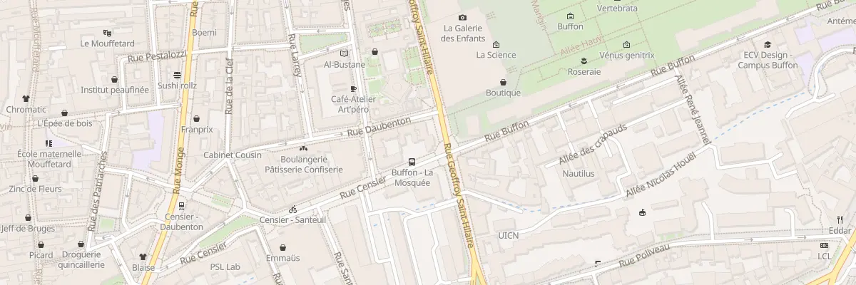 Plan du 35 Rue Geoffroy-Saint-Hilaire à Paris 5e Arrondissement