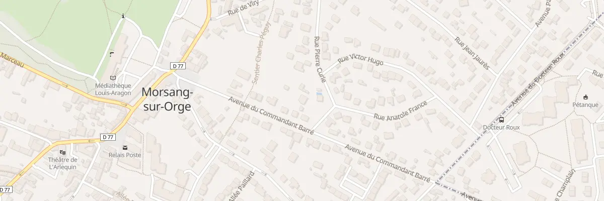 Plan du 24 Rue Pierre Curie à Morsang-sur-Orge