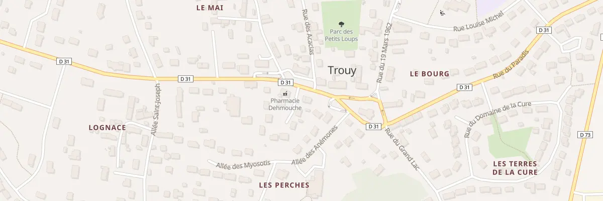 Plan du 9 Av des Anciens Combattants à Trouy