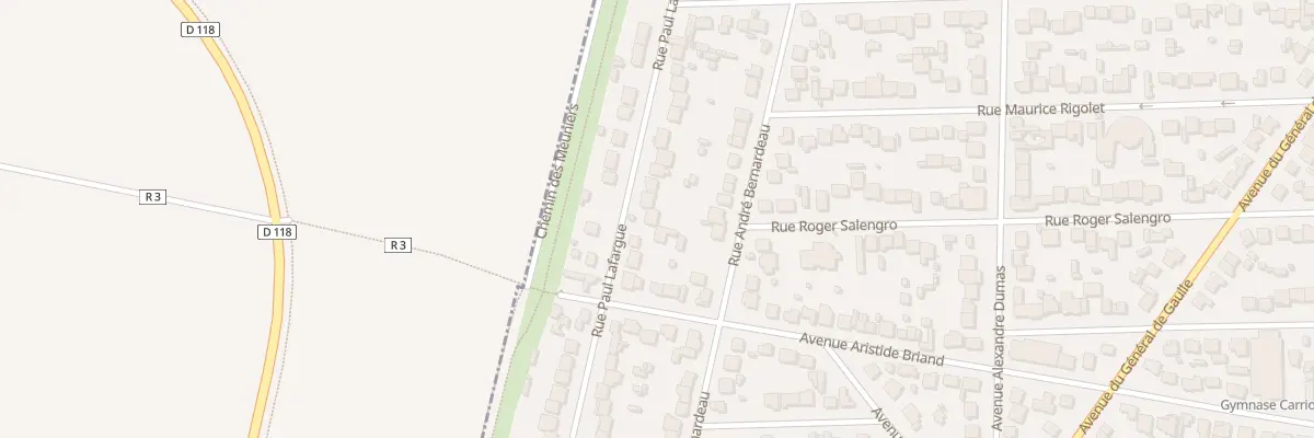 Plan du 140 Rue Paul Lafargue à Paray-Vieille-Poste