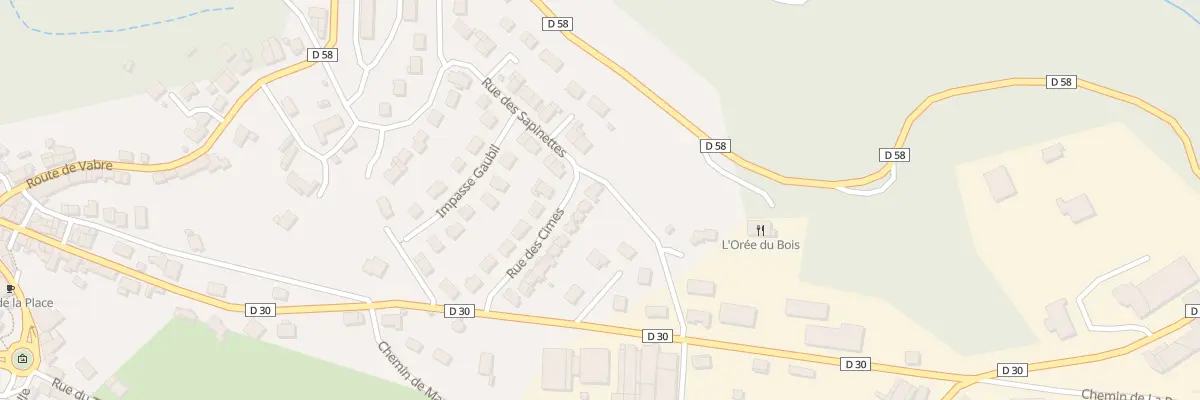 Plan du 1 Rue des Cimes à Lacrouzette