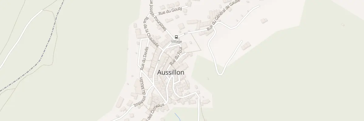 Plan du 15 Rue du Four à Aussillon