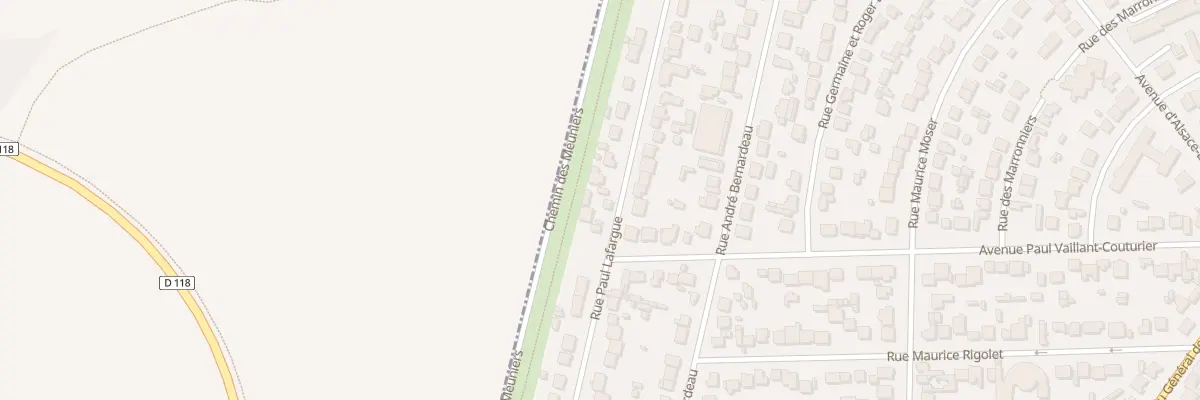Plan du 183 Rue Paul Lafargue à Paray-Vieille-Poste