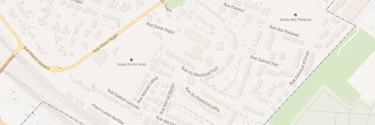 Plan du 141 Rue du Marechal Foch à Longueau