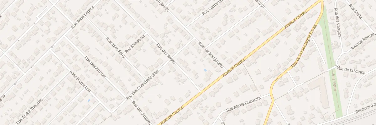 Plan du 8 Rue des Roses à Savigny-sur-Orge