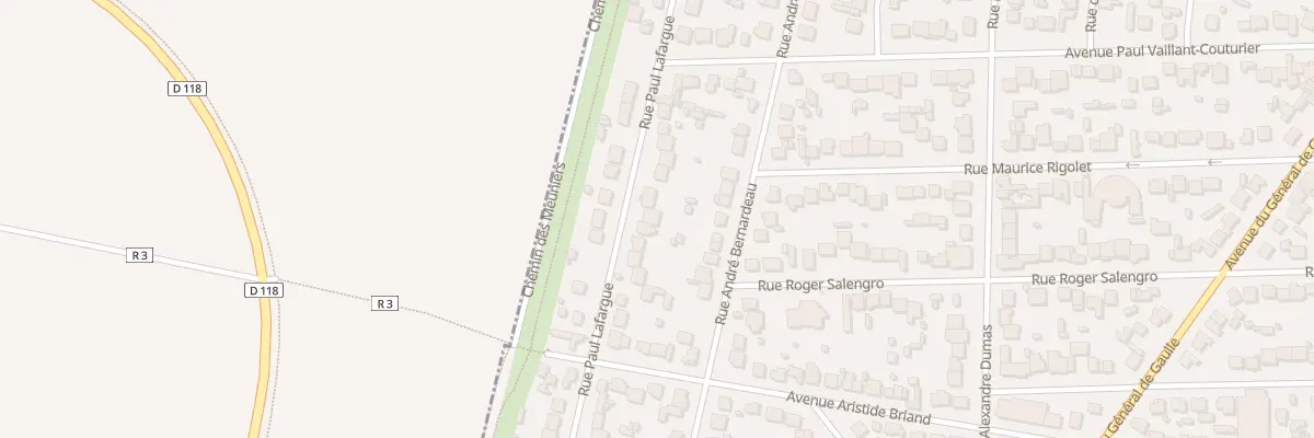 Plan du 148 Rue Paul Lafargue à Paray-Vieille-Poste