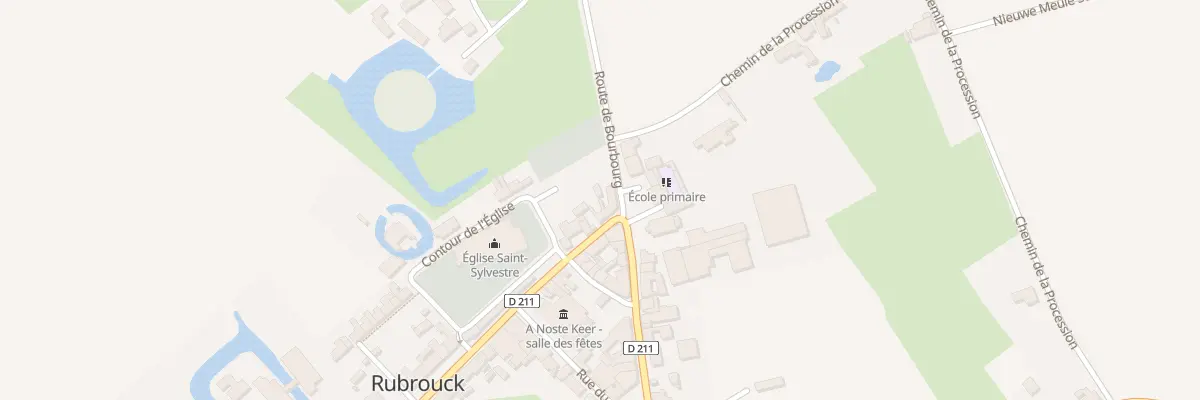 Plan du 4 Rte de Broxeele à Rubrouck