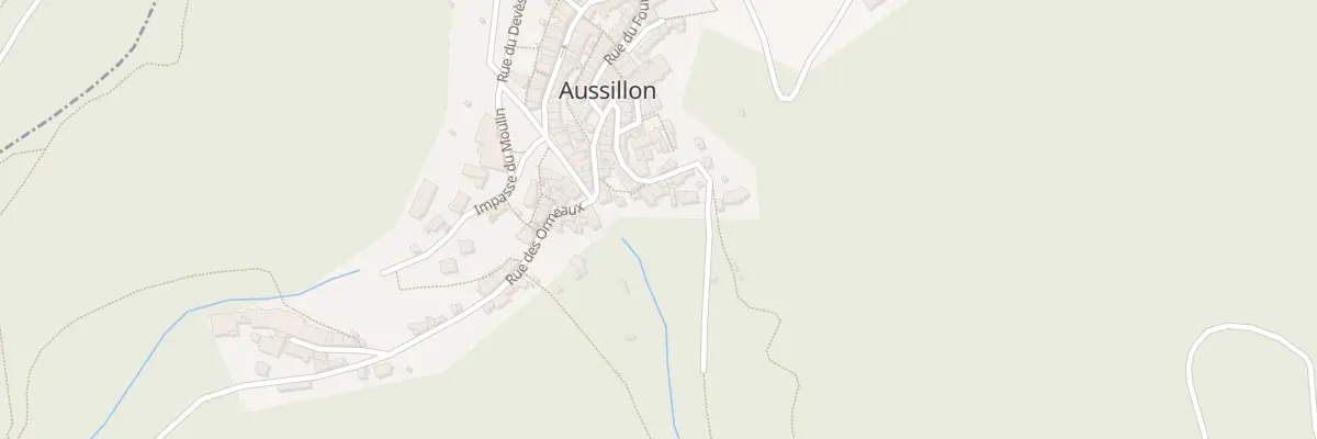 Plan du 20 Rue du Château à Aussillon