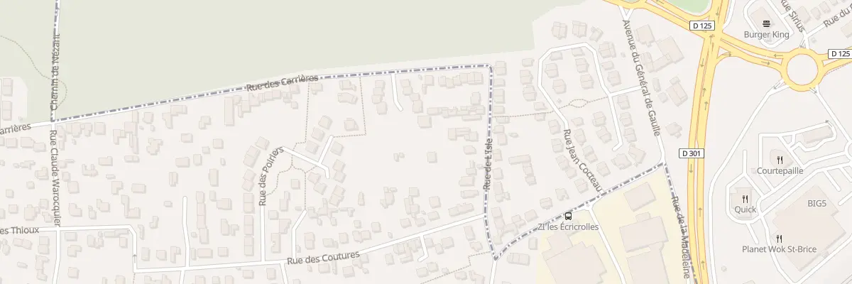 Plan du 21 Rue de l’Isle à Groslay