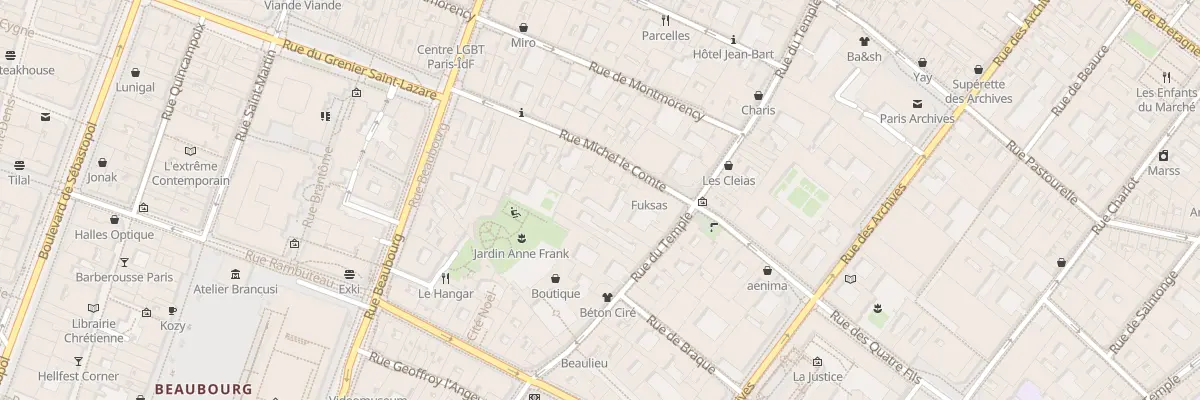 Plan du 83 Rue du Temple à Paris 3e Arrondissement