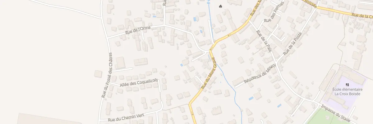 Plan du 3 Rue de l’Orme à Vert-le-Grand