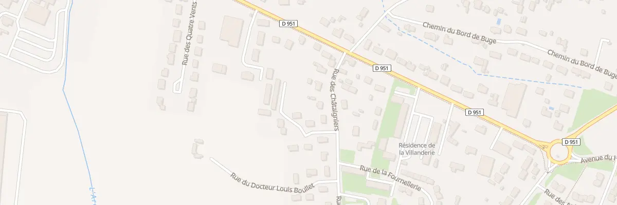 Plan du 8 Rue des Chataigniers à Sully-sur-Loire