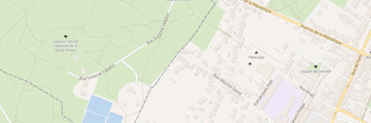 Plan du 63 Rue Maurice David à Saint-Denis