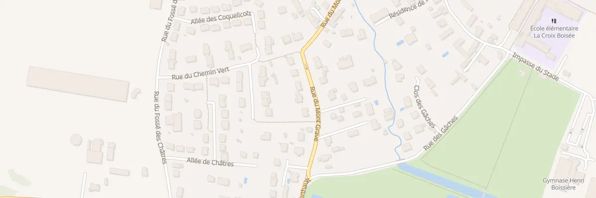 Plan du 22 Rue de Mont Grave à Vert-le-Grand