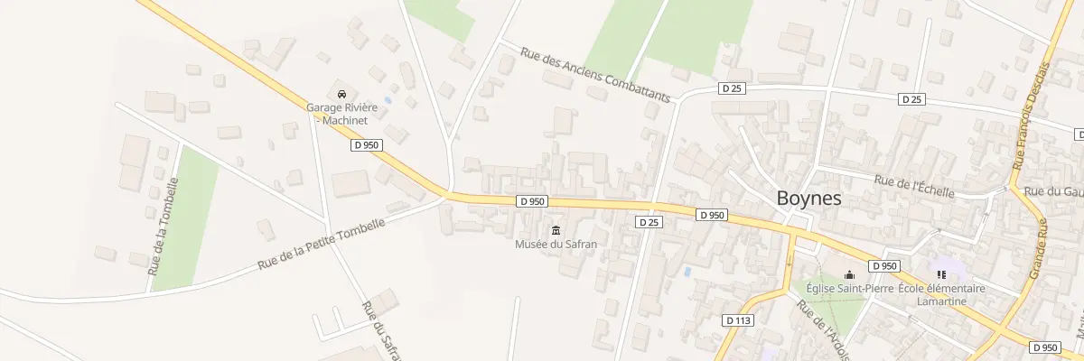 Plan du 26 Rte de Pithiviers à Boynes