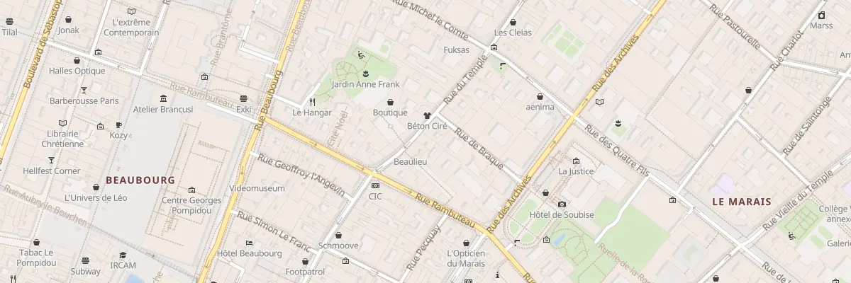 Plan du 64 Rue du Temple à Paris 3e Arrondissement