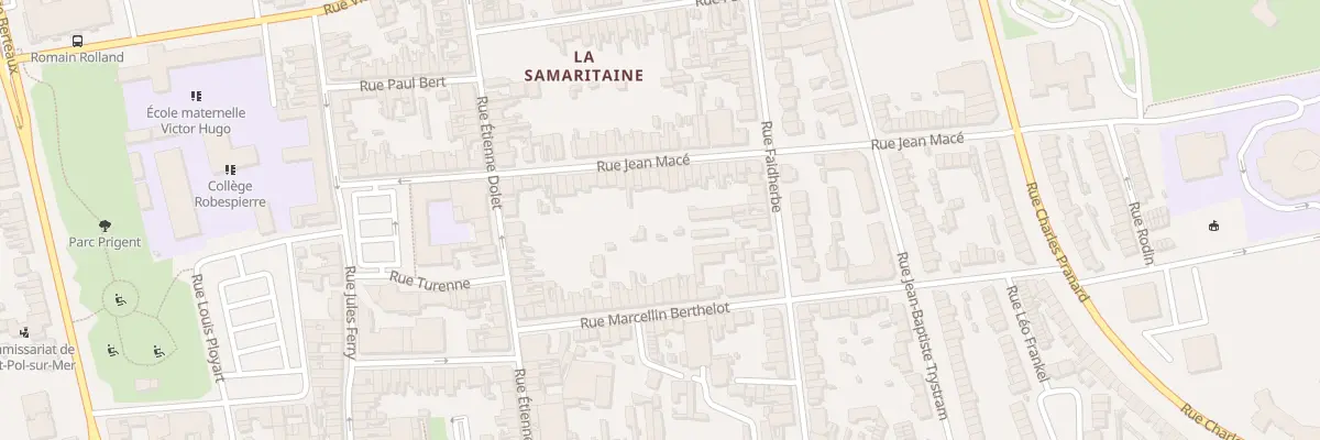 Plan du 35 Rue Jean Mace Saint Pol à Dunkerque