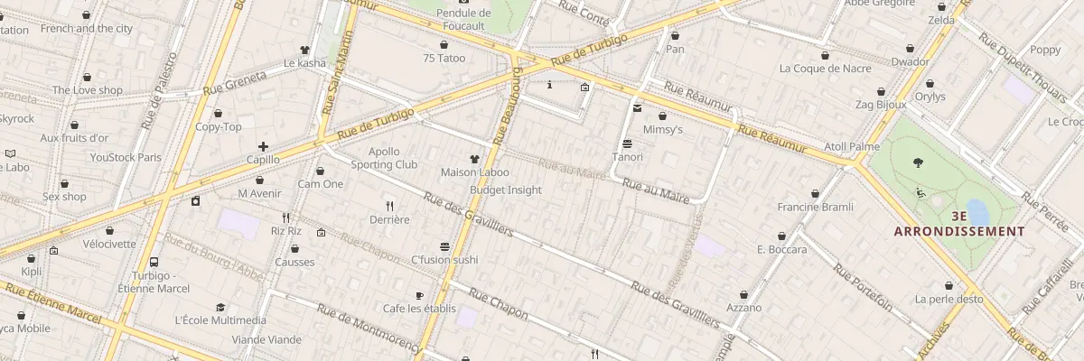 Plan du 27 Rue au Maire à Paris 3e Arrondissement