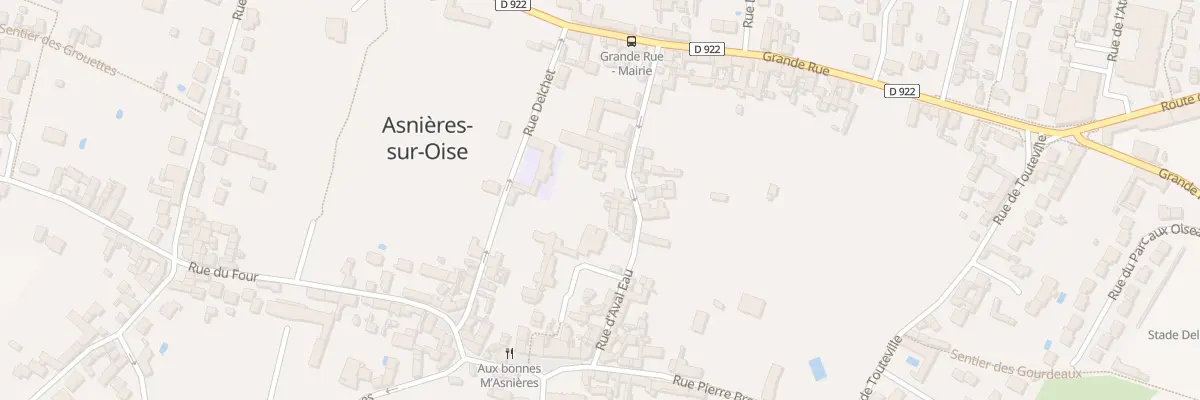 Plan du 16 Rue d’Aval Eau à Asnières-sur-Oise