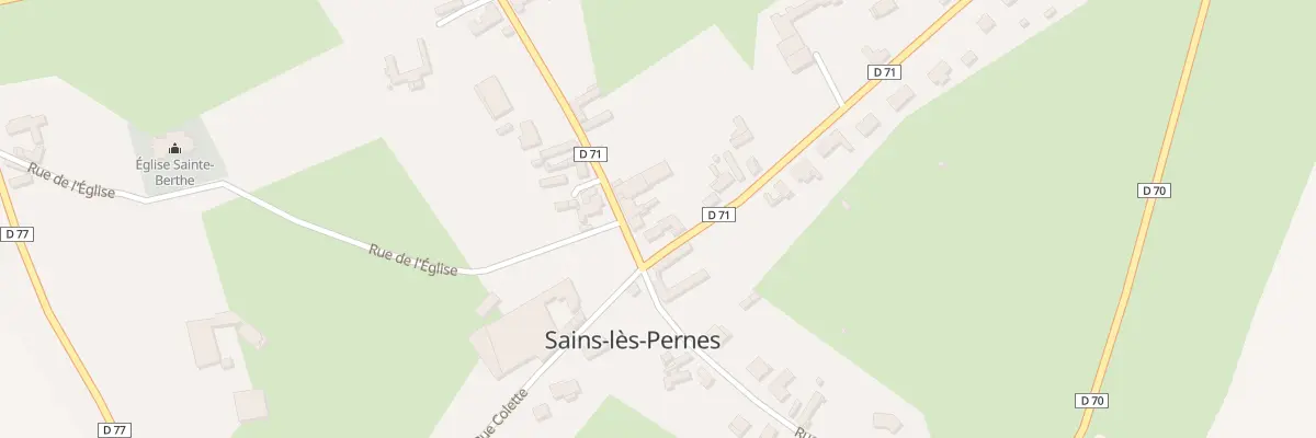 Plan du 2 Rue d’Heuchin à Sains-lès-Pernes