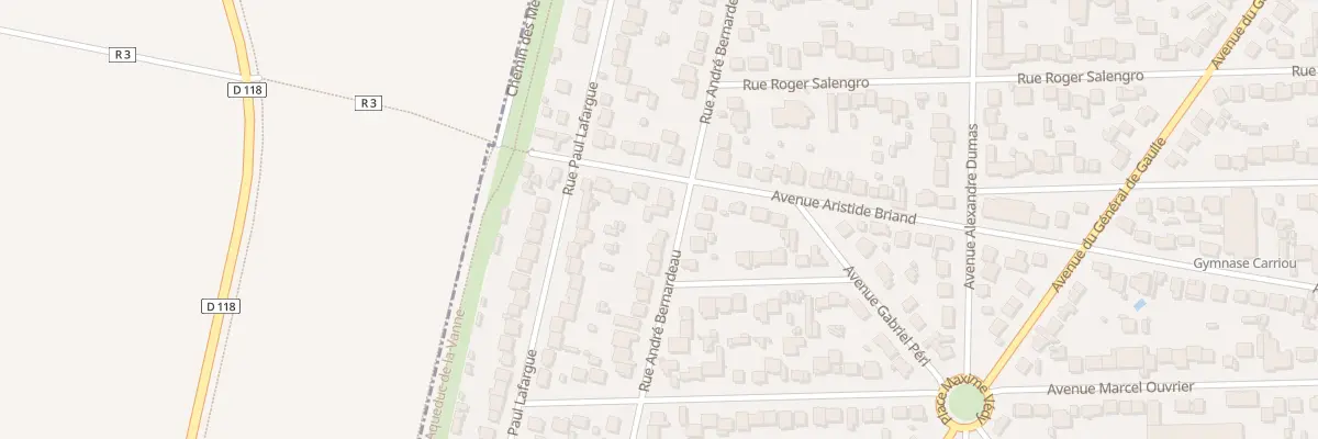 Plan du 87 Rue André Bernardeau à Paray-Vieille-Poste