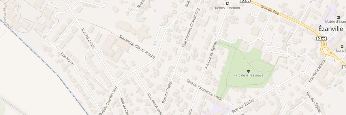 Plan du 13 Rue Maurice Grandcoing à Ézanville