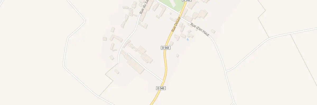 Plan du 599 Rue Douce à Wavignies