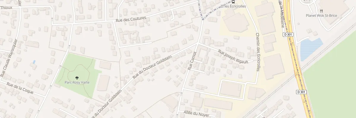 Plan du 46 Rue du Docteur Goldstein à Groslay