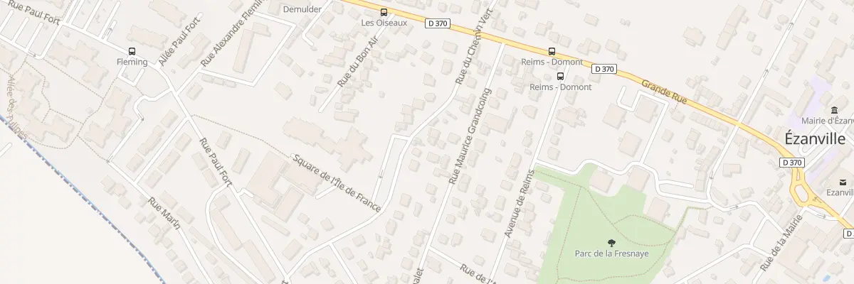 Plan du 36 Rue du Chemin Vert à Ézanville