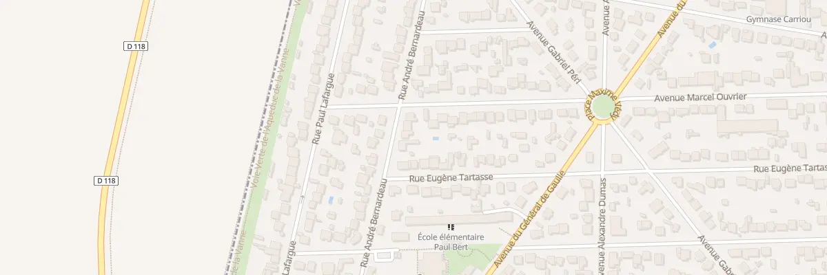 Plan du 44 Rue André Bernardeau à Paray-Vieille-Poste