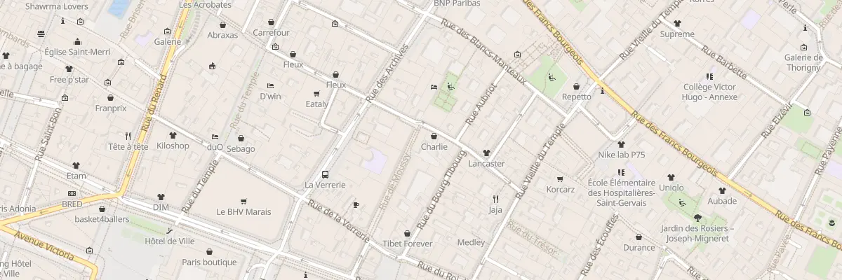 Plan du 19 Rue Sainte Croix Bretonnerie à Paris 4e Arrondissement
