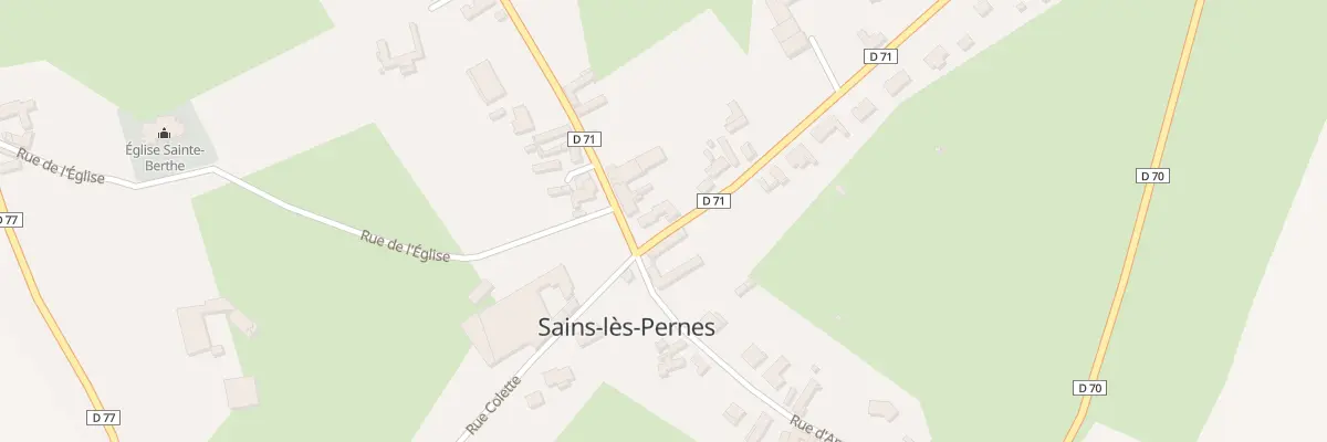 Plan du 1 Rue de Pernes à Sains-lès-Pernes