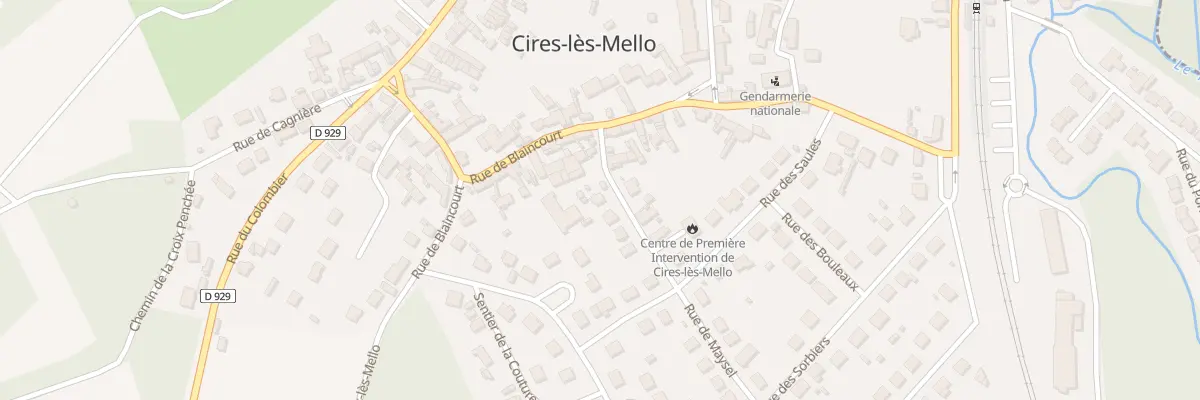 Plan du 8 Rue de Maysel à Cires-lès-Mello